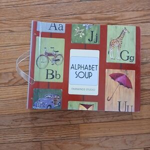 Alphabet Soup Wallpaper Sample Book by Fairwinds Studio